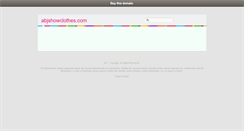 Desktop Screenshot of abjshowclothes.com
